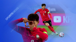 손흥민 A매치 '59호 골'…차범근 넘어 한국인 최다 신기록