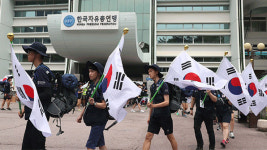 ‘진부령부터 임진각까지’ 300km DMZ 국토대장정 출발