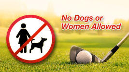 ‘개와 여성은 출입 금지’…도쿄올림픽 골프장도?