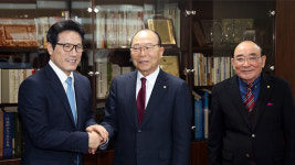 바른정당, 대한 노인회 방문…노인층 구애 나서
