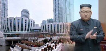 北, 외신 불러 려명거리 준공식 개최…김정은 참석