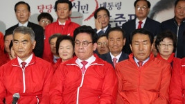 출구조사 결과 발표에 각 당 희비 교차