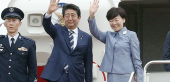 日아베 G7 정상회의 참석차 출국…“북한문제 결속 대응”
