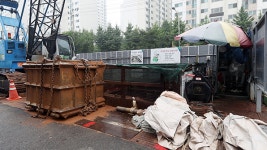 지하철 7호선 인천 부평역 공사장 인부 고립…구조 완료