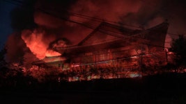 남양주 한옥주택서 화재, 230여㎡ 소실