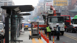 종로 중앙버스전용차로 개통…버스노선 일부 조정