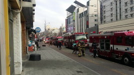 경기도 안산 5층짜리 상가건물서 불…13명 연기흡입