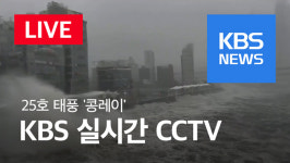 [LIVE] 태풍 ‘콩레이’ KBS 실시간 CCTV (부산)