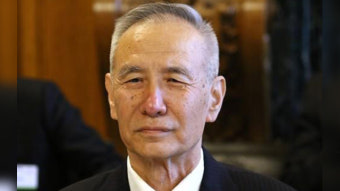 류허 부총리 중국 대표단, 무역협상차 워싱턴 도착