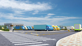 수원 화물차 공영차고지 착공…내년 6월 준공