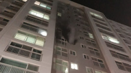 전남 나주서 아파트 화재…주민 일부 대피 소동