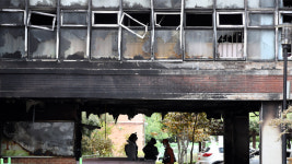 은명초 이틀 휴업 속 화재현장 합동감식…“발화원인 규명 시일 걸릴 것”