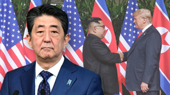 아베 “비핵화 위한 북미 대화 프로세스 지지”