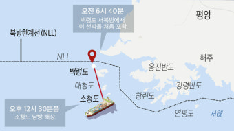 합참 “北 상선 1척 서해 NLL 넘어 남하…경고사격 후 퇴거 조치중”