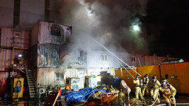 거제 조선 기자재 공장서 불…3,900만 원 피해