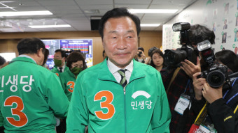 손학규 “출구조사 결과 실망…거대 양당 싸움판 정치 걱정”