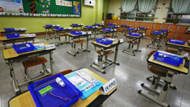 [포토] 워싱턴포스트가 주목한 한국 등교개학 모습은?