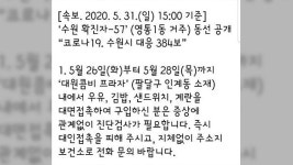 수원시 “‘대원콤비 프라자’ 간식 산 사람, 코로나19 검사해야”