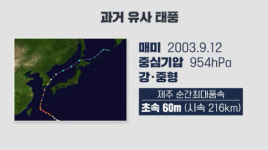 제8호 태풍 ‘바비’ 다음주 수요일 상륙…‘매미’ ‘루사’급 비바람