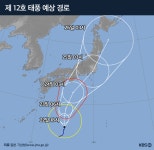[글로벌 돋보기] 가을 태풍의 전형 12호 ‘돌핀’ 일본 직격할 듯… 한국은?