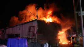 전북 김제 철물점 화재…4천 5백만원 재산피해