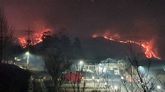 산림청 “안동·예천·하동·영동에 진화 헬기 76대 투입 예정”