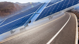 고속도로 유휴부지에 태양광 발전시설 건설 추진