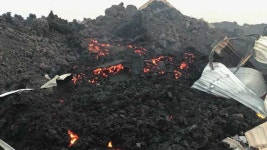 민주콩고 화산 분화로 용암 흘러나와…‘고마시’ 위협