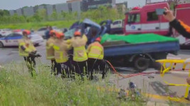 인천서 1t 트럭-청소 차량 추돌…60대 트럭 운전자 사망