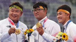 개막 나흘째-한국 양궁, 남자 단체전도 금메달…유도 안창림 동메달
