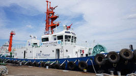 국내 최초 ‘LNG 예인선’ 인천항에 취항