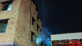 전북 전주시 빌라서 불…7명 대피·5,300만 원 피해