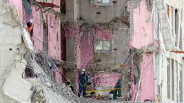 광주 붕괴 사고 28일째…26층 진입로 확보에 집중