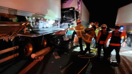 중부내륙고속도로 북상주 인근 3중 추돌에 이어 4중 추돌사고…1명 사망