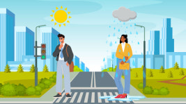 맑은 하늘, 내 머리 위에만 비가?…“너 정체가 뭐니?”