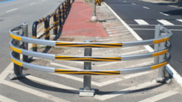 국토부 “곡형 충격흡수시설, 교통신기술 제57호 지정”