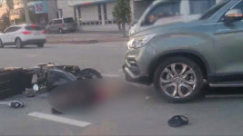 안양서 배달업체 오토바이와 SUV 충돌…2명 경상