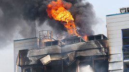 화성 제약회사 폭발화재…“아세톤 유출에 불 붙어”