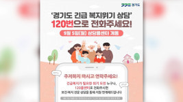 경기도 긴급복지 핫라인 개설 후 218명 지원