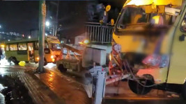 경기 오산시 갈곶동에서 통근버스 사고…5명 부상