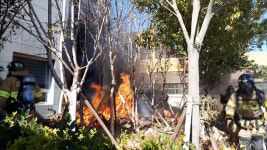 전남 장흥서 요양병원 증축공사 중 불…환자 130여 명 대피