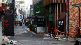 용산구 “이태원 참사 골목 옆 해밀톤호텔 주점 ‘테라스 불법 증축’”