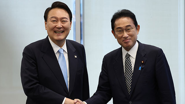 한일 정상회담, 첫 만남에서 한일 양국 협력과 발전 약속