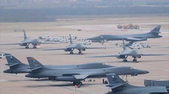 18일 만에 B-1B 폭격기 한반도 재출격…“불시 한미연합 공중훈련”