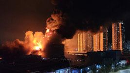 ‘대전 한국타이어 화재’ 진화 중… 열차·고속도로 ‘정상 운행’