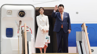 윤 대통령, 리투아니아·폴란드 순방 출발…나토정상회의 참석