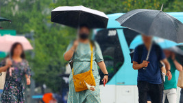 충북 진천에 시간당 60mm 이상 집중호우, 침수 주의