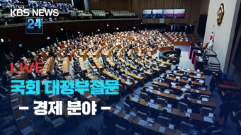 [LIVE] 국회 대정부질문 : 경제 분야