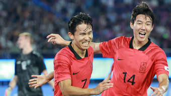 AG 남자 축구, 우크베크전 2-1 승리…결승 한일전 성사