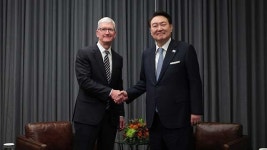 GM·애플, 윤 대통령 만나 “생산 확대”·“투자 지속”